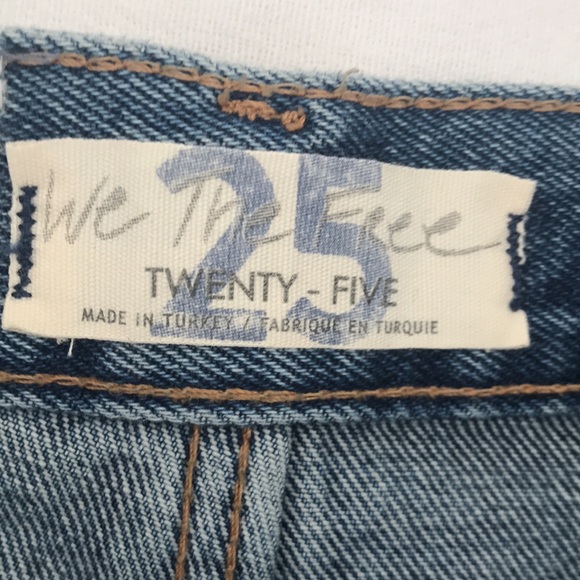 Free People Poppy Patch Straight Leg Jeans - Picture 6 of 12